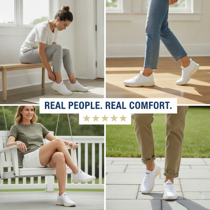 Women's Blissmove Slip On Eng Knit Snow White/Parchment Sneaker (BMSLIP5111-WF69404)