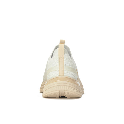 Women's Blissmove Slip On Eng Knit Snow White/Parchment Sneaker (BMSLIP5111-WF69404)